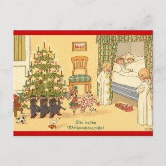 DEUTSCH-DEUTSCH-WEIHNACHTSkarte Feiertagspostkarte