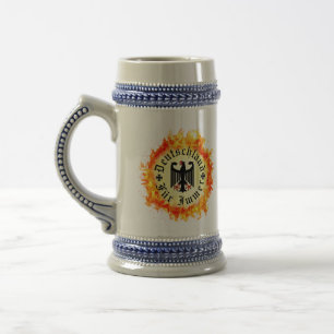 Deutsch/Deutschland Forever/Adler/Eisernes Kreuz/F Bierglas