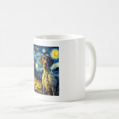 Deutsch Drahthaar 1 Süßer Hund Halloween Ja Kaffeetasse (VorderseiteRechts)