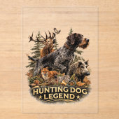 Deutsch Drahthaar Acryleinladungen (Vorderseite)