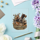 Deutsch Drahthaar Acryleinladungen (In Situ (Hochzeit))