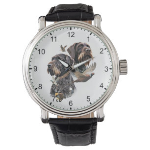 Deutsch Drahthaar Armbanduhr