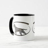 Deutsch Drahthaar, bester Kanonenhund Tasse (Vorderseite Links)