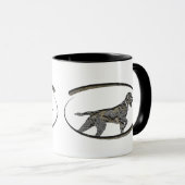 Deutsch Drahthaar, bester Kanonenhund Tasse (VorderseiteRechts)