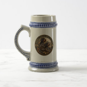 Deutsch Drahthaar Bierglas