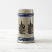 Deutsch Drahthaar Bierglas (Mittel)
