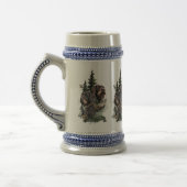 Deutsch Drahthaar Bierglas (Links)