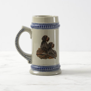 Deutsch Drahthaar Bierglas