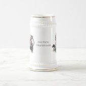 Deutsch Drahthaar Bierglas (Mittel)