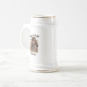 Deutsch Drahthaar Bierglas (Vorderseite Links)