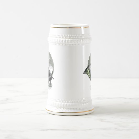 Deutsch Drahthaar Bierglas (Mittel)