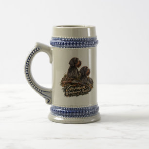 Deutsch Drahthaar Bierglas