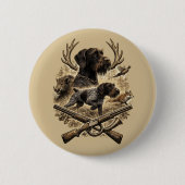 Deutsch Drahthaar Button (Vorderseite)