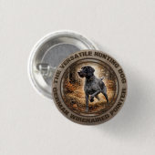 Deutsch Drahthaar Button (Vorne & Hinten)