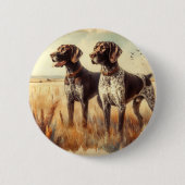 Deutsch Drahthaar Button (Vorderseite)