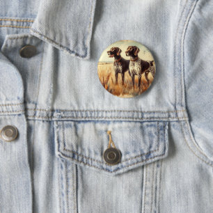 Deutsch Drahthaar Button