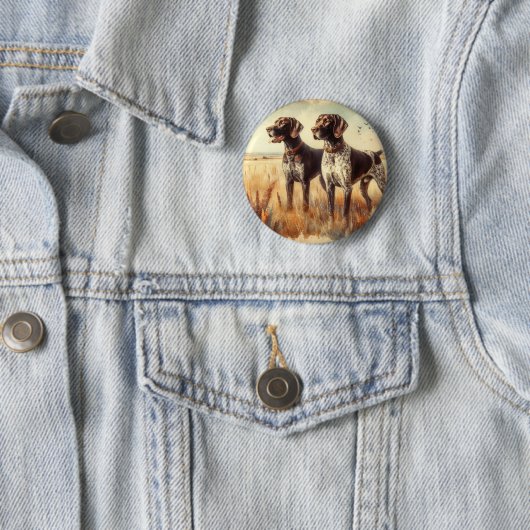 Deutsch Drahthaar Button (Beispiel)