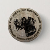 Deutsch Drahthaar Button (Vorderseite)