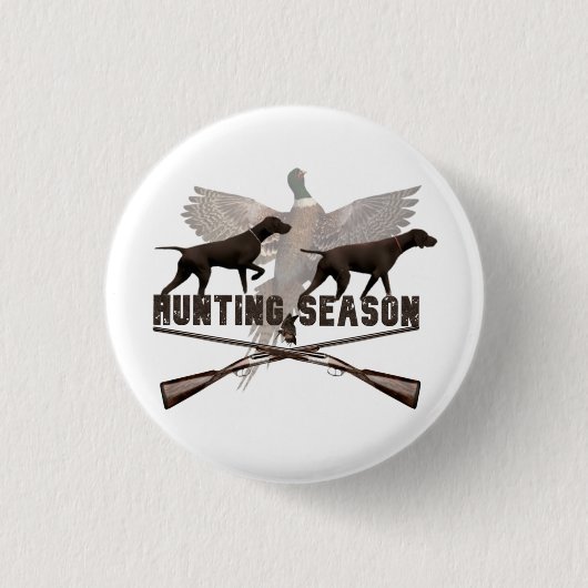 Deutsch Drahthaar Button (Vorderseite)