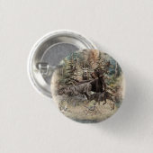 Deutsch Drahthaar Button (Vorne & Hinten)