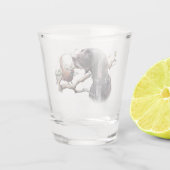 Deutsch Drahthaar, DD Schnapsglas (Rückseite)