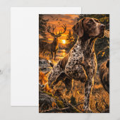 Deutsch Drahthaar Einladung (Vorne/Hinten)