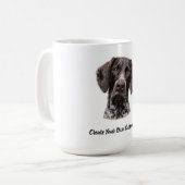 Deutsch Drahthaar Erstellen Sie Ihren Eigenen Text Kaffeetasse (Vorderseite Links)