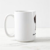 Deutsch Drahthaar Erstellen Sie Ihren Eigenen Text Kaffeetasse (Links)