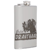 Deutsch Drahthaar Flachmann (Rechts)