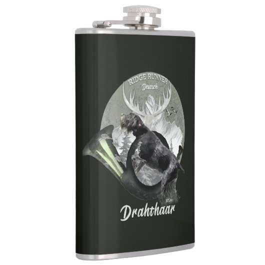 Deutsch Drahthaar Flachmann (Rechts)