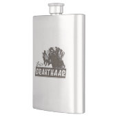 Deutsch Drahthaar Flachmann (Links)