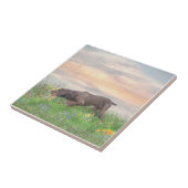 Deutsch Drahthaar Fliese (Seite)