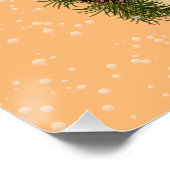 Deutsch Drahthaar, Frohe Weihnachten! Schaltfläche Poster (Ecke)