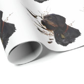 Deutsch Drahthaar Geschenkpapier (Rolleneckpunkt)