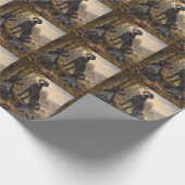 Deutsch Drahthaar Geschenkpapier (Ecke)