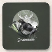 Deutsch Drahthaar Getränkeuntersetzer (Vorderseite)