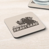 Deutsch Drahthaar Getränkeuntersetzer (Linke Seite)