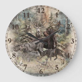 Deutsch Drahthaar Große Wanduhr