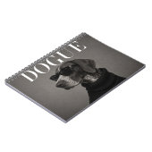 Deutsch Drahthaar Hund Portrait Notizblock (Linke Seite)