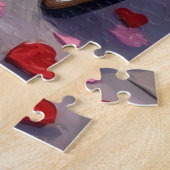 Deutsch Drahthaar Hund Valentinstag Puzzle (Seite)