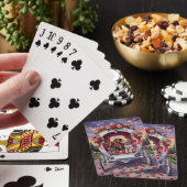 Deutsch Drahthaar Hund Valentinstag Spielkarten (In Situ)
