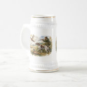 Deutsch Drahthaar, Jagd Bierglas (Vorderseite Links)
