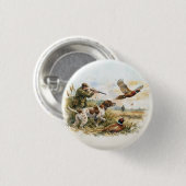 Deutsch Drahthaar, Jagd Button (Vorne & Hinten)