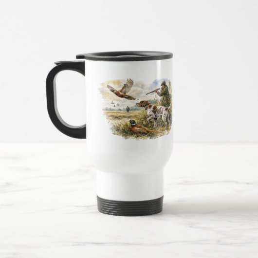 Deutsch Drahthaar, Jagd Reisebecher (Links)