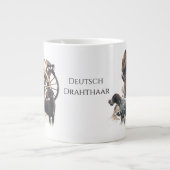 Deutsch Drahthaar Jumbo-Tasse (Vorderseite)