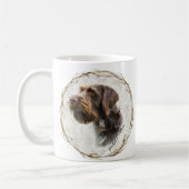 Deutsch Drahthaar Kaffeetasse (Links)