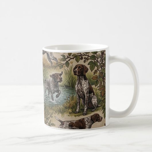 Deutsch Drahthaar Kaffeetasse (Rechts)
