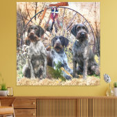 Deutsch Drahthaar Leinwanddruck (Insitu (Wohnzimmer))