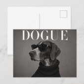Deutsch Drahthaar Luxus Postkarte (Vorne/Hinten)