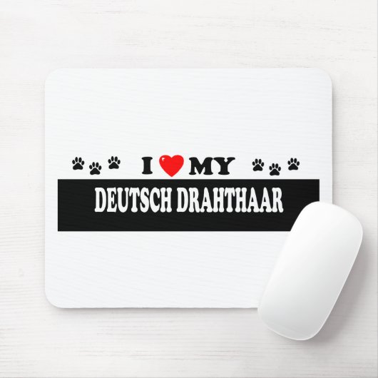 DEUTSCH DRAHTHAAR MOUSEPAD (Mit Mouse)
